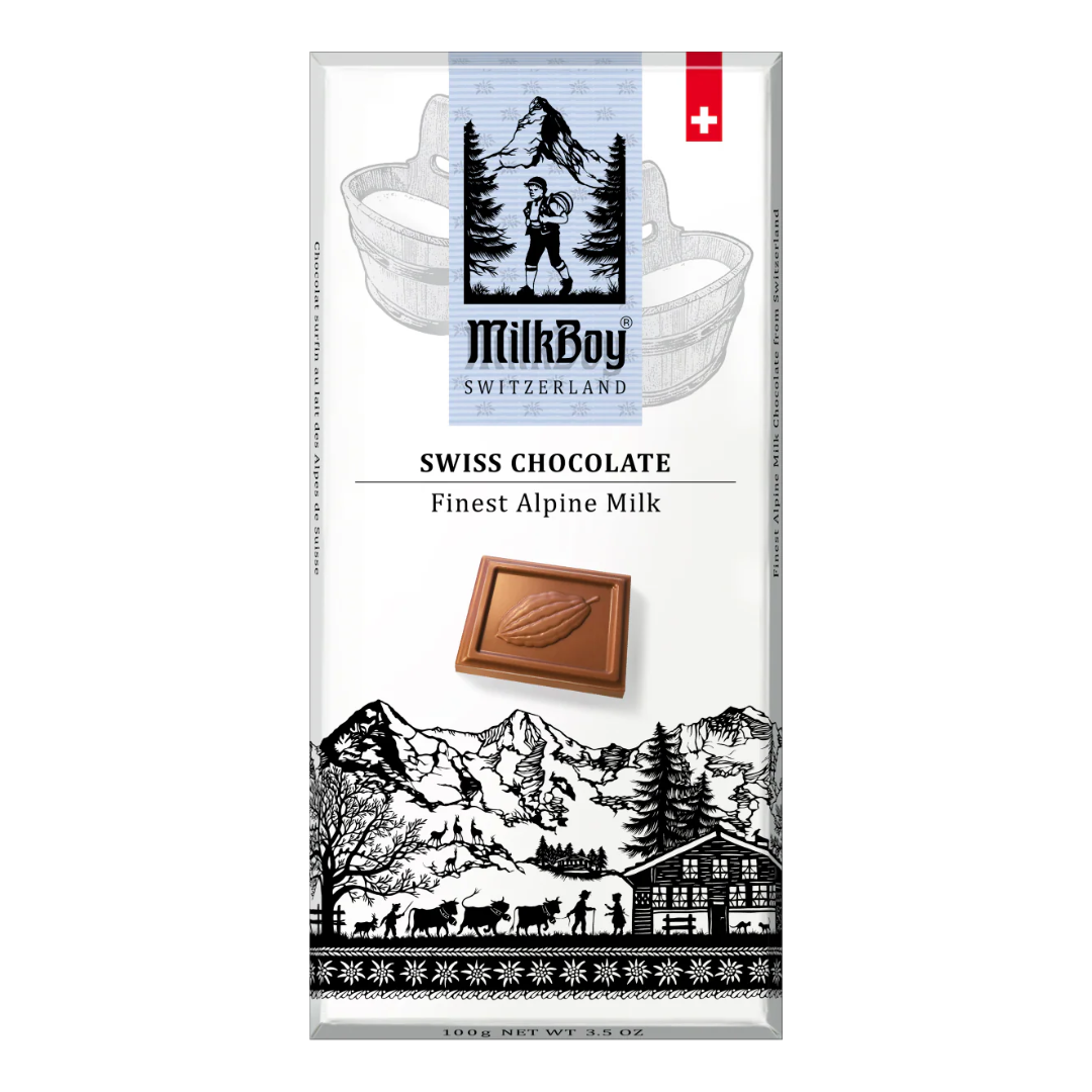 Milkboy Finest Alpine Milk Chocolate Bar
