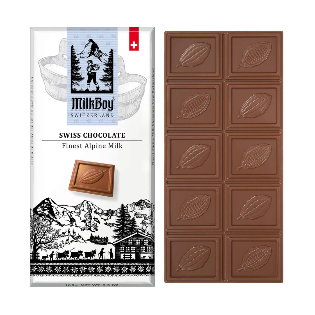 Milkboy Finest Alpine Milk Chocolate Bar