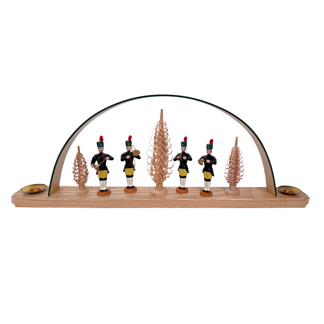 Miners Playing Instruments Arch by Inge Glas of Germany