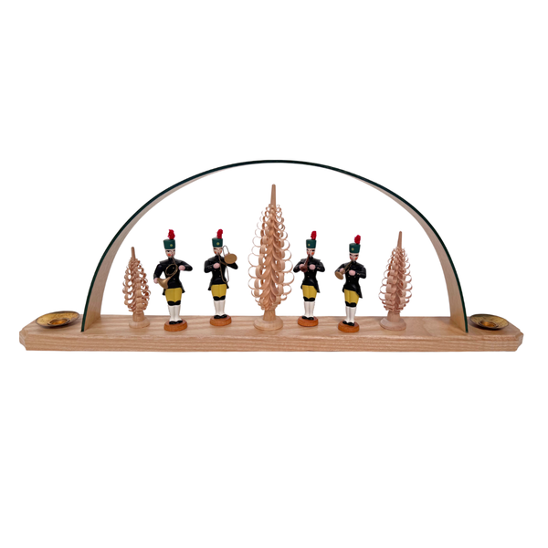 Miners Playing Instruments Arch by Inge Glas of Germany