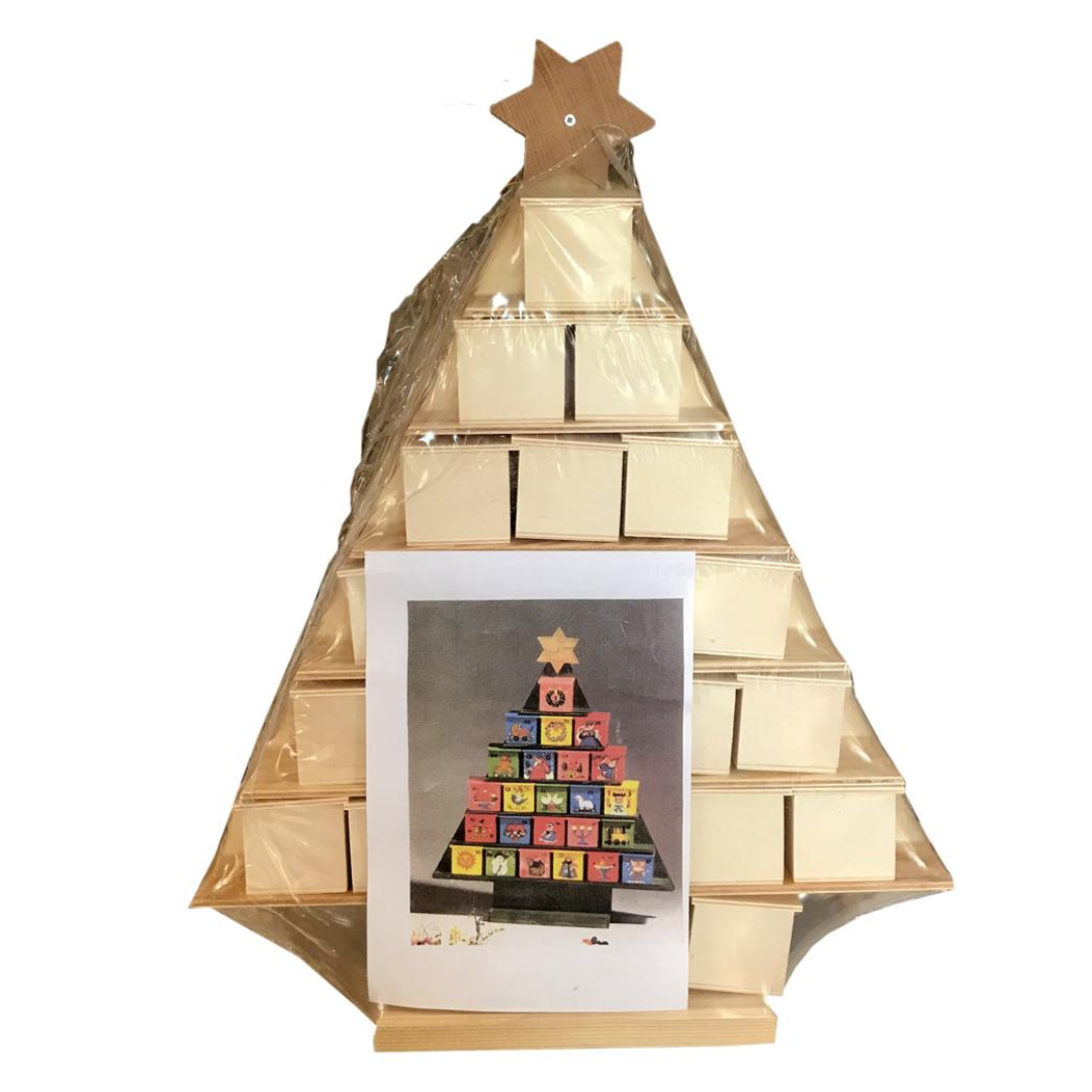 Do-it-Yourself Advent Tree by Marolin Manufaktur