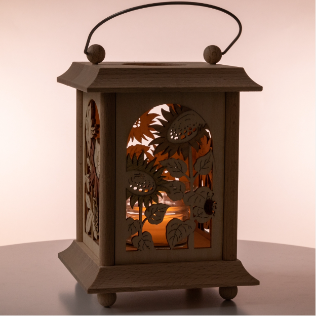 Summer Flowers Tea Light Lantern by Kuhnert GmbH