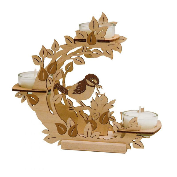 Birds Three Tier Tea Light Holder by Kuhnert GmbH