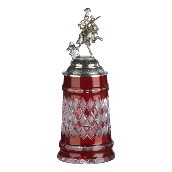 Lord of Crystal Knight on Horse Stein, red by King Werk GmbH and Co