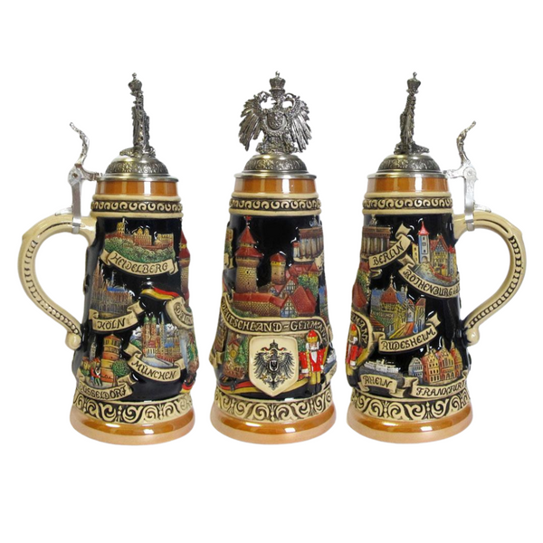 Germany, with Eagle lid Stein by King Werk GmbH and Co