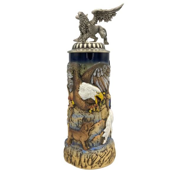 Gryphon with Bow Handle Stein by King Werk GmbH and Co