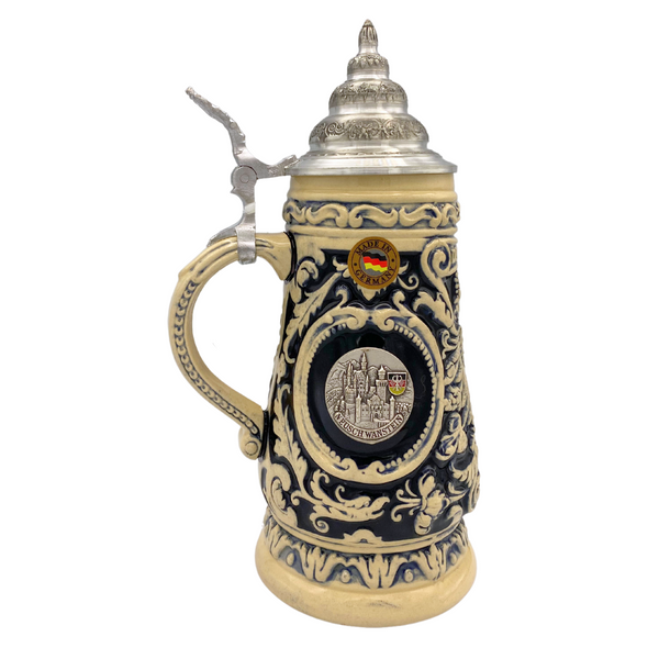 German Eagle in Grey wash with Neuschwanstein Coins Stein by King Werk GmbH and Co