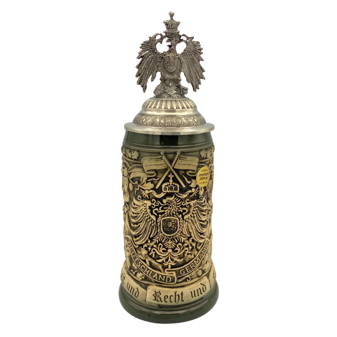 Motto of Germany with Eagle Lid Stein by King Werk GmbH and Co