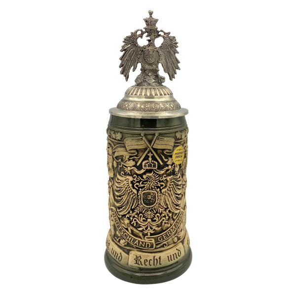 Motto of Germany with Eagle Lid Stein by King Werk GmbH and Co