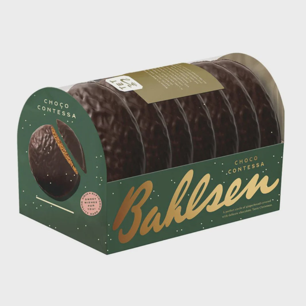 Bahlsen Contessa Dark Chocolate Covered Gingerbread Cakes 7 Piece