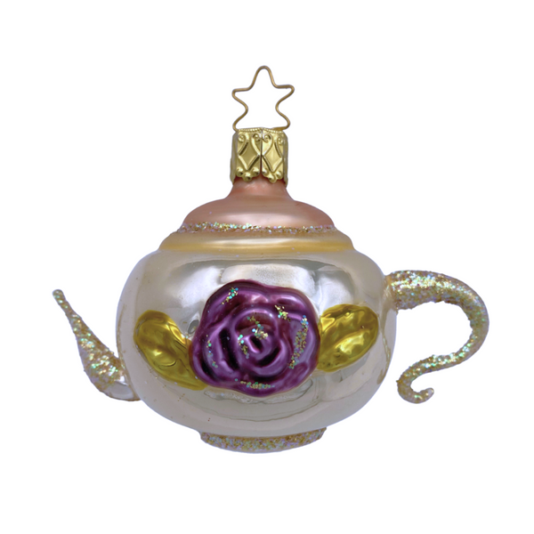 Victorian Teapot Ornament by Inge Glas of Germany