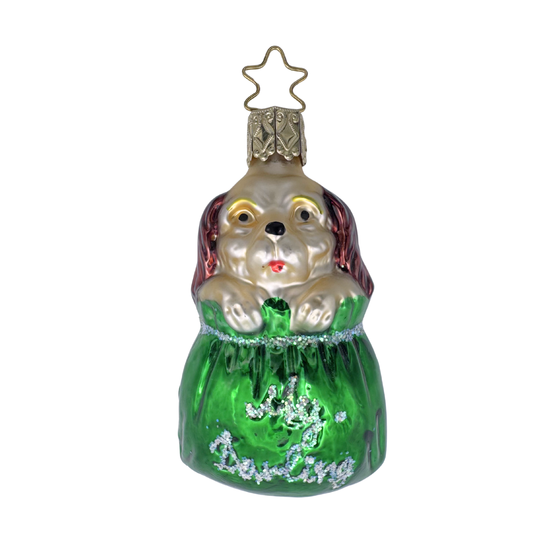 My Darling Puppy Ornament by Inge Glas of Germany
