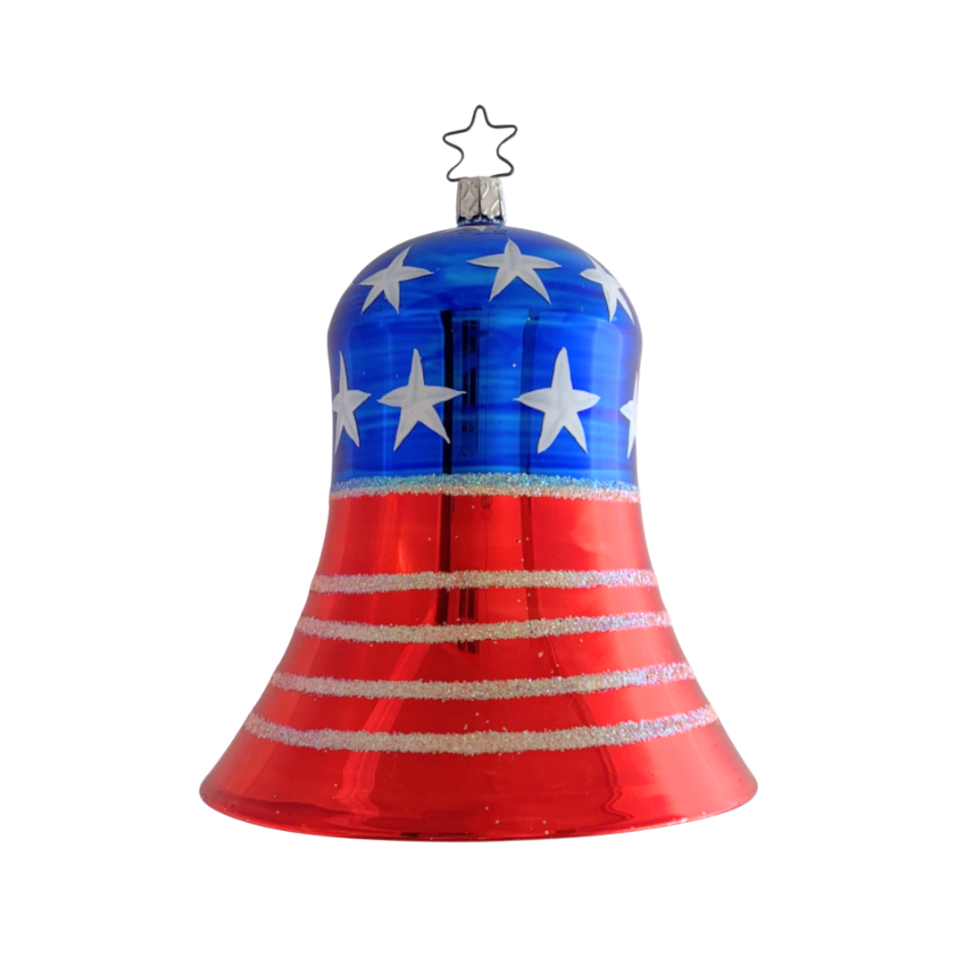 Red, White, and Blue Bell by Inge Glas of Germany