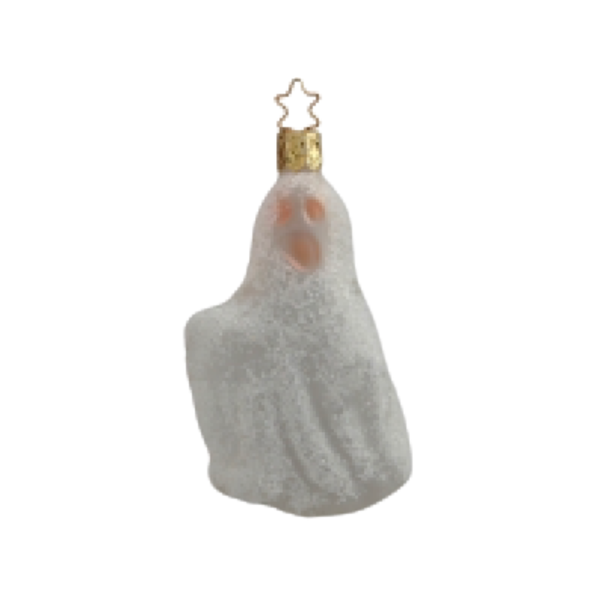 Translucent Ghost Ornament by Inge Glas of Germany
