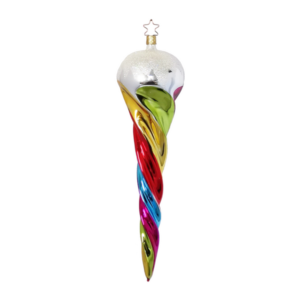 Colors of the Rainbow Icicle by Inge Glas of Germany