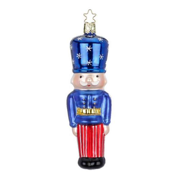 Standing Proud Nutcracker Ornament by Inge Glas of Germany