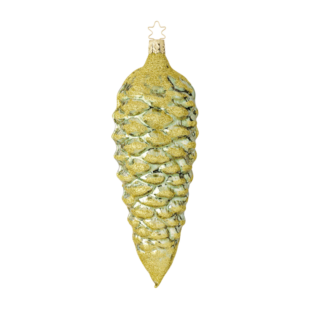 large sage pinecone, shiny by Inge Glas of Germany