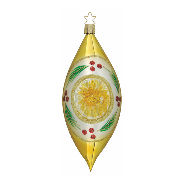 Golden Rays Olive Ornament by Inge Glas of Germany