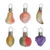 Frosted Fantastic Fruit Ornament by Inge Glas of Germany