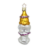 Angels We have heard on high, candle by Inge Glas of Germany