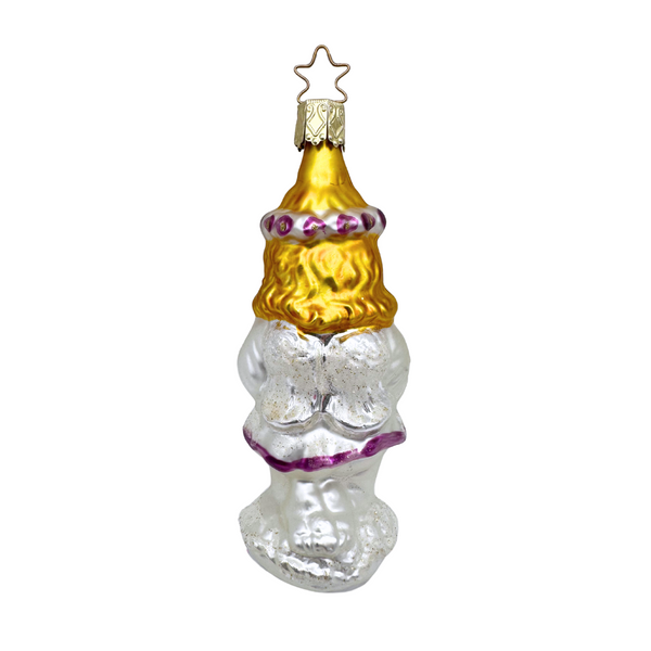 Angels We have heard on high, candle by Inge Glas of Germany