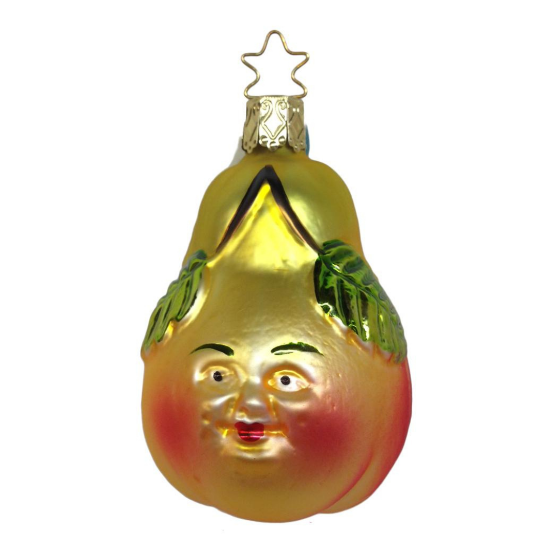 Pete the Pear Ornament by Inge Glas of Germany
