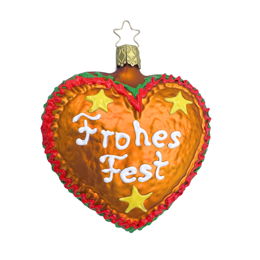 Gingerbread Frohes Fest by Inge Glas of Germany