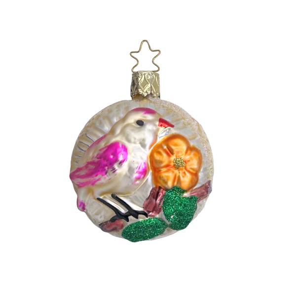 Spring Beauties Ornament, pink by Inge Glas of Germany