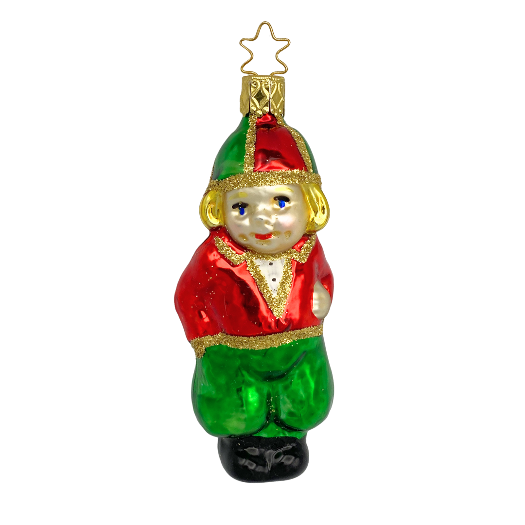 Christmas Boy Ornament by Inge Glas of Germany