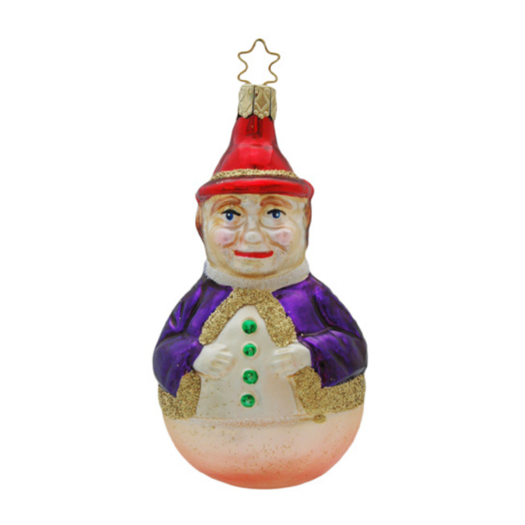 Roly Poly Man Ornament by Inge Glas of Germany