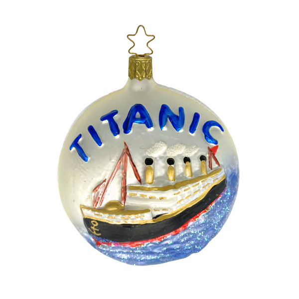 Titanic Ornament by Inge Glas of Germany