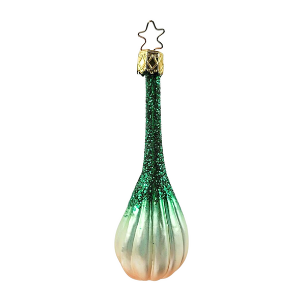 Green Onion Ornament by Inge Glas of Germany