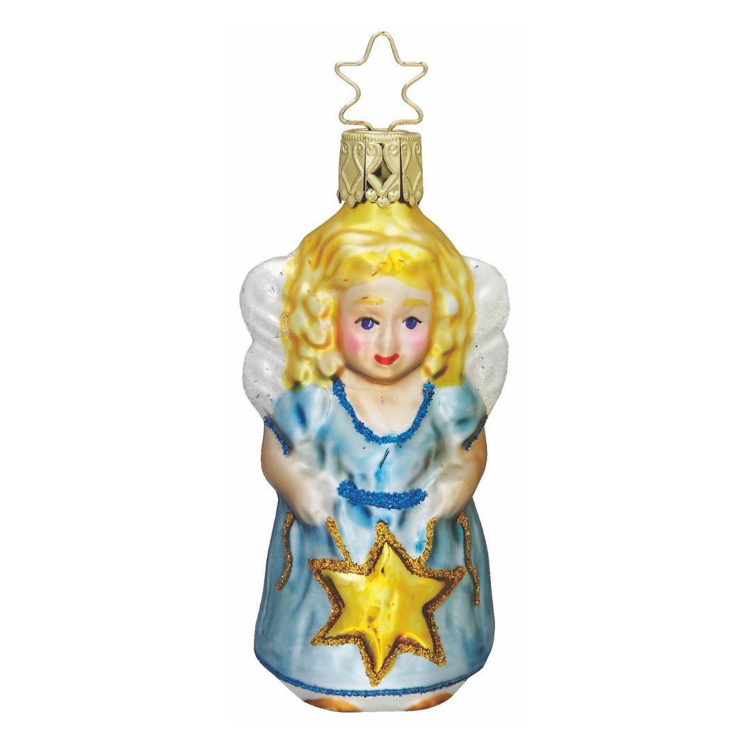 St. Nikolaus and the Meaning of Christmas, 10 Pc Boxed Ornament Set by Inge Glas of Germany