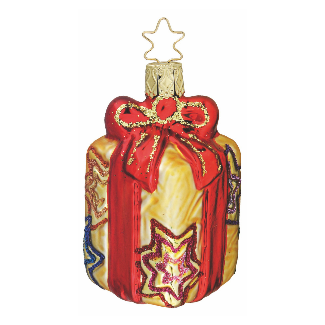St. Nikolaus and the Meaning of Christmas, 10 Pc Boxed Ornament Set by Inge Glas of Germany