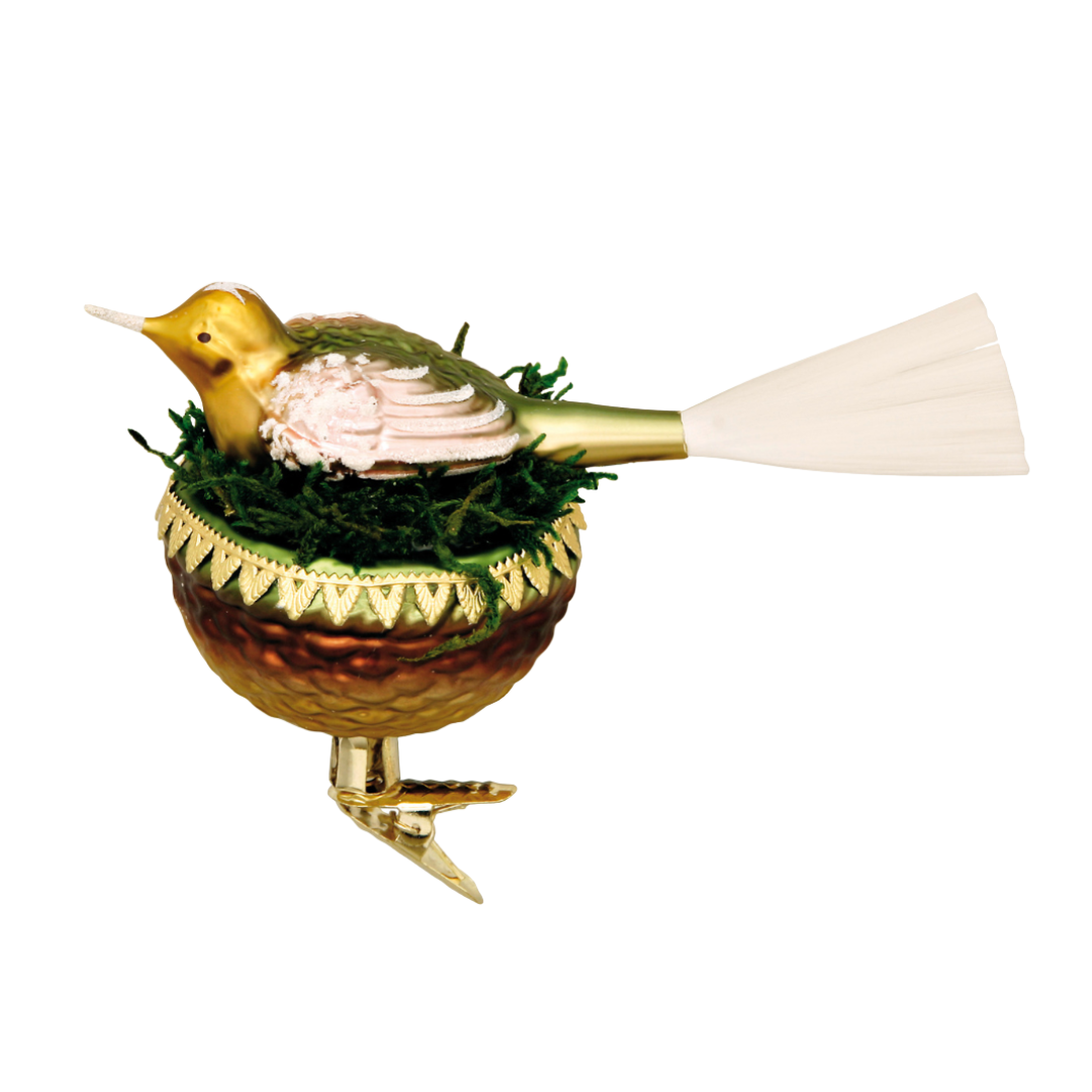 Peaceful Nest, bird by Inge Glas of Germany