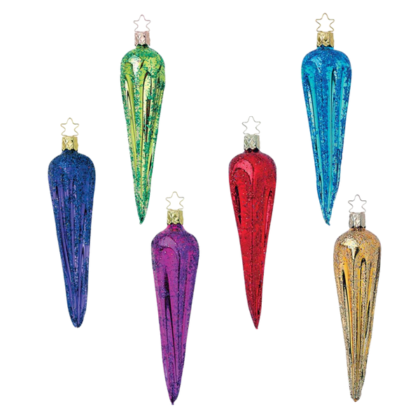 Winter's Rainbow Icicles by Inge Glas of Germany