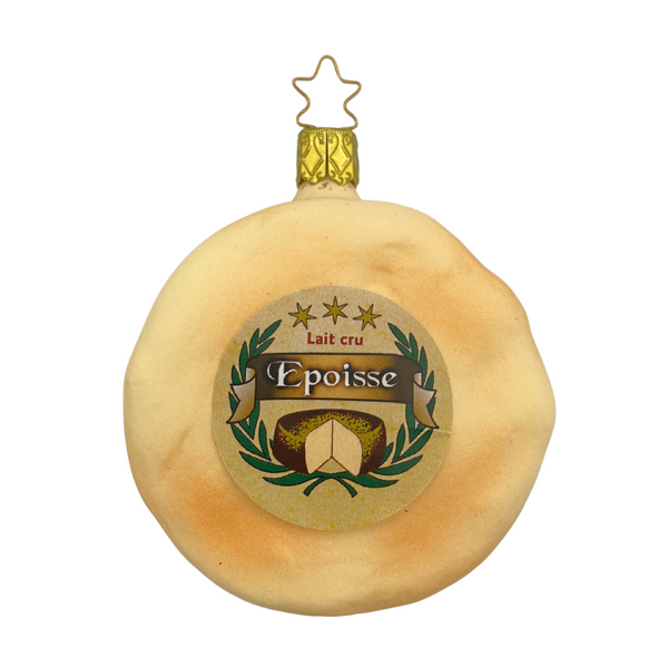 Epoisse Cheese Ornament by Inge Glas of Germany