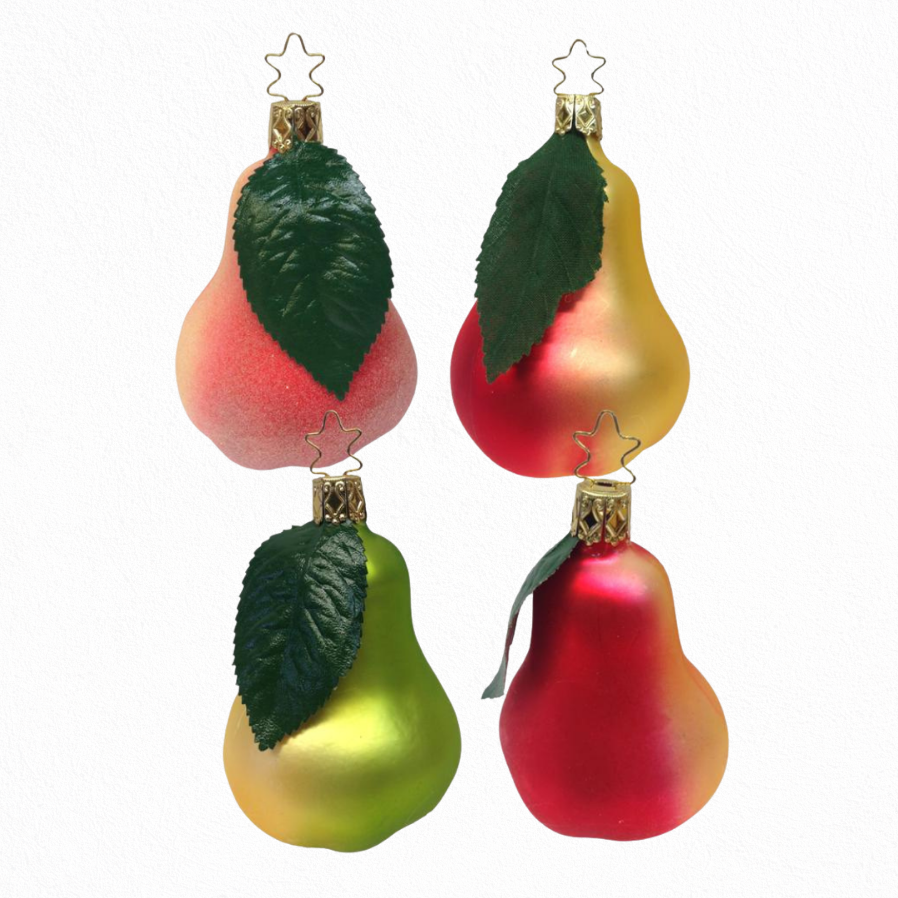 Pear Ornament by Inge Glas of Germany