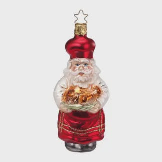 Chef S. Claus Ornament by Inge Glas of Germany