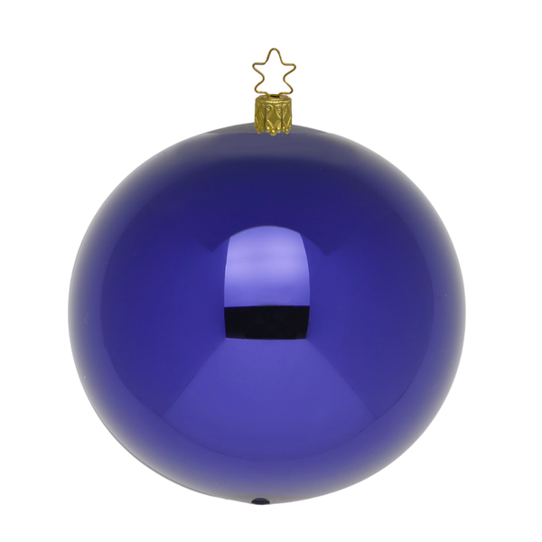 Ball, purple, 16cm by Inge Glas of Germany