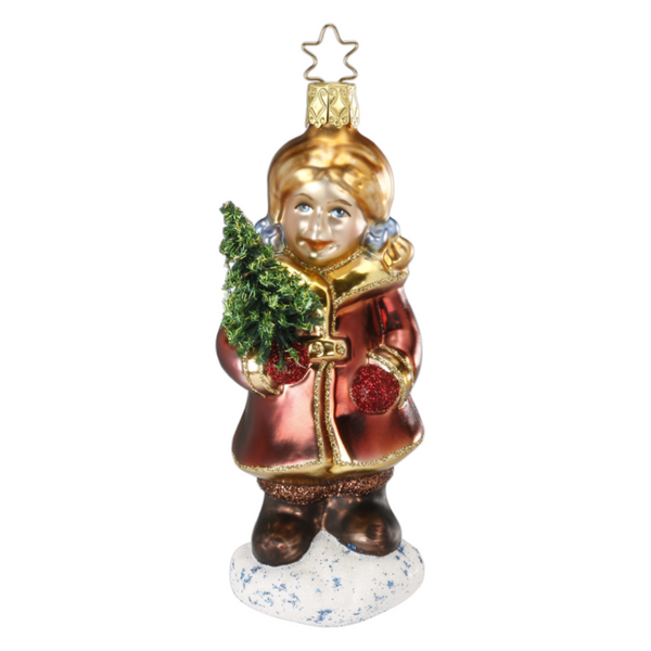 Tannenbaum Tot Limited Edition Ornament by Inge Glas of Germany