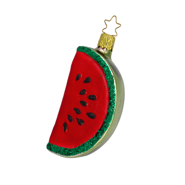 Wedge of Watermelon Ornament by Inge Glas of Germany
