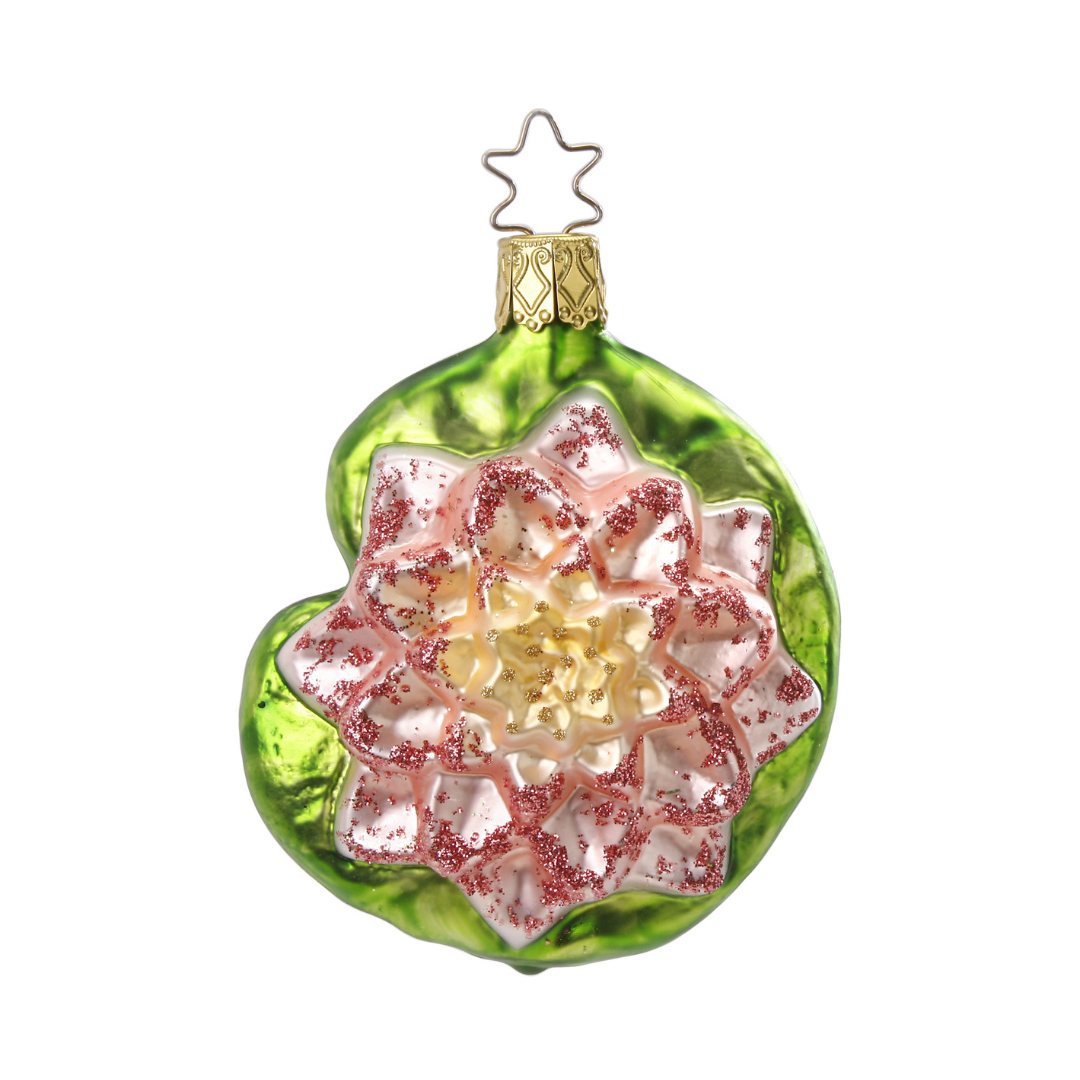 Water Lily Ornament by Inge Glas of Germany