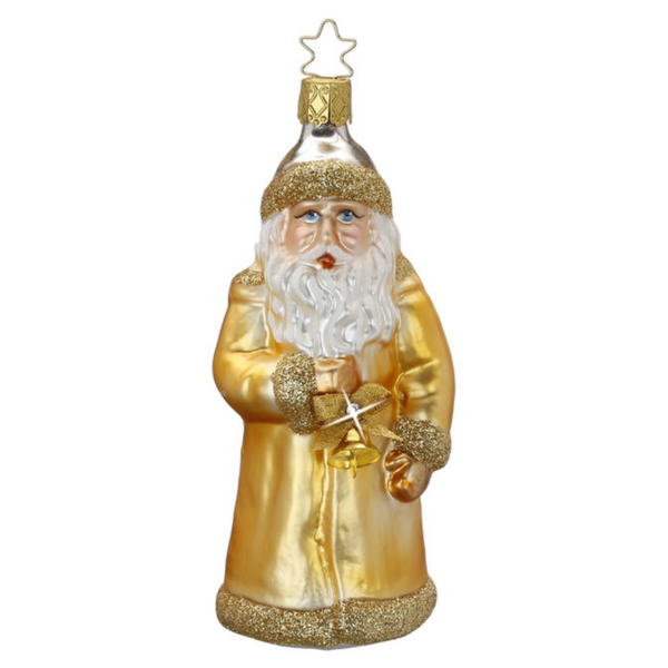 Golden Nik Ornament by Inge Glas of Germany