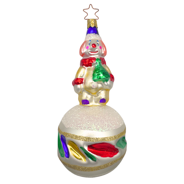 Clown on Ball by Inge Glas of Germany