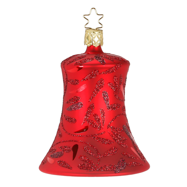 Delights Bell, red matte by Inge Glas of Germany