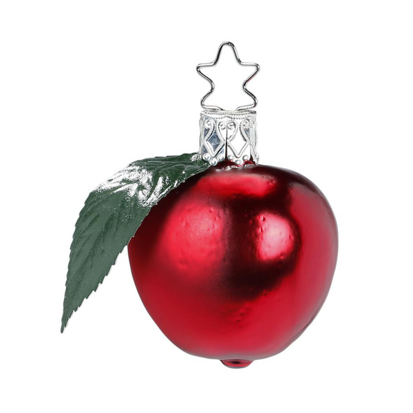Mini Apple Ornament by Inge Glas of Germany