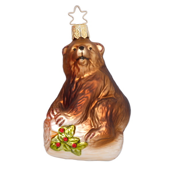 Brown Bear Ornament by Inge Glas of Germany