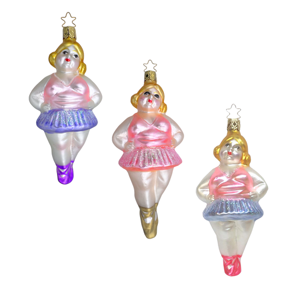 Buxom Ballerina Ornament by Inge Glas of Germany