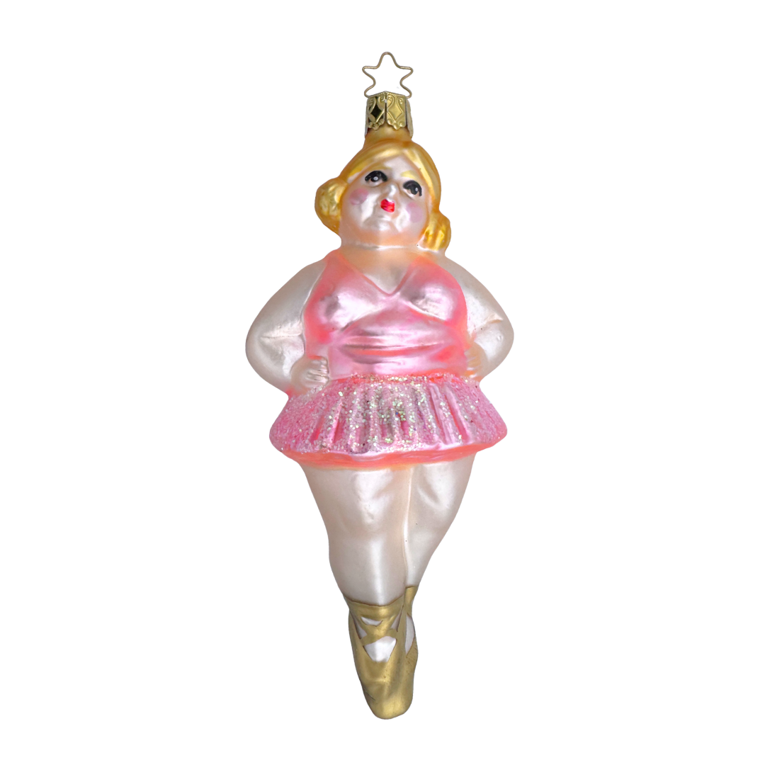 Buxom Ballerina Ornament by Inge Glas of Germany